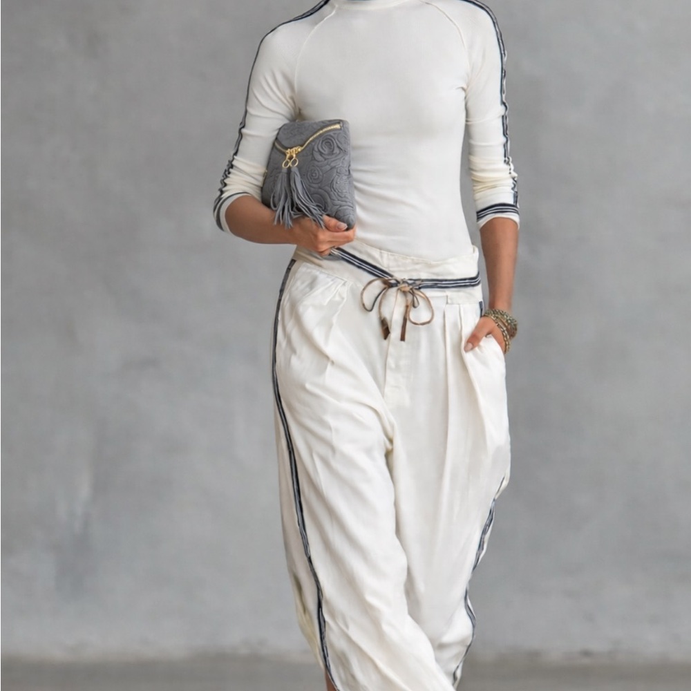 Isabella Rhea Gray Suede Clutch with Tassel Detail